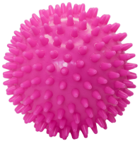 Мяч массажный (розовый) твердый ПВХ 9 см. E36801-2